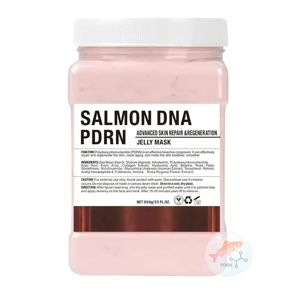 YMEYFAN Salmon PDRN Collagen Jelly Peel-Off Mask, 650 g