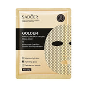 SADOER 24K Gold Facial Mask Sheets, 20 Pieces