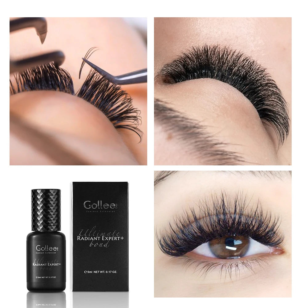 Gollee Eyelash Extension Adhesive, Fast-Drying