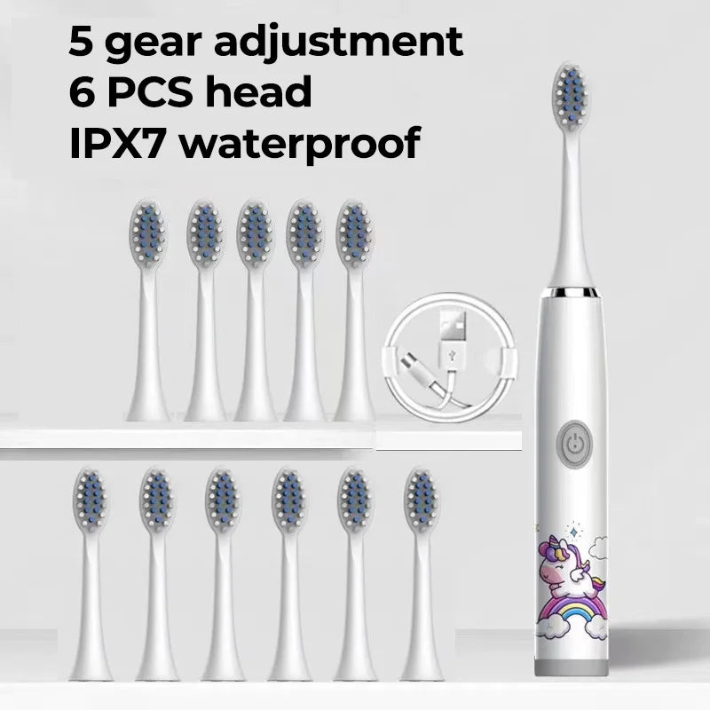 Toothink Rechargeable Electric Toothbrush for Children