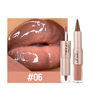 2-in-1 Matte Lip Liner and Crystal Lip Gloss