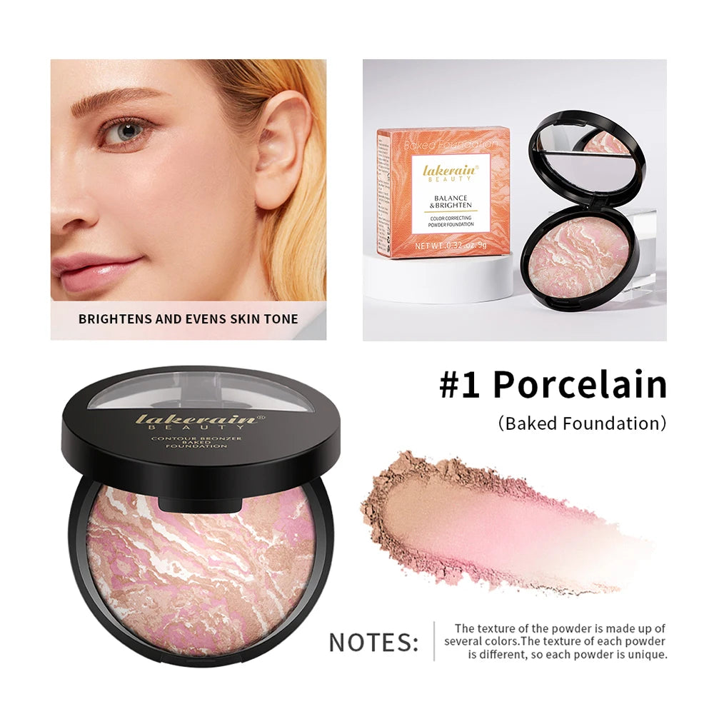 Demi-Matte Baked Color-Correcting Powder Foundation