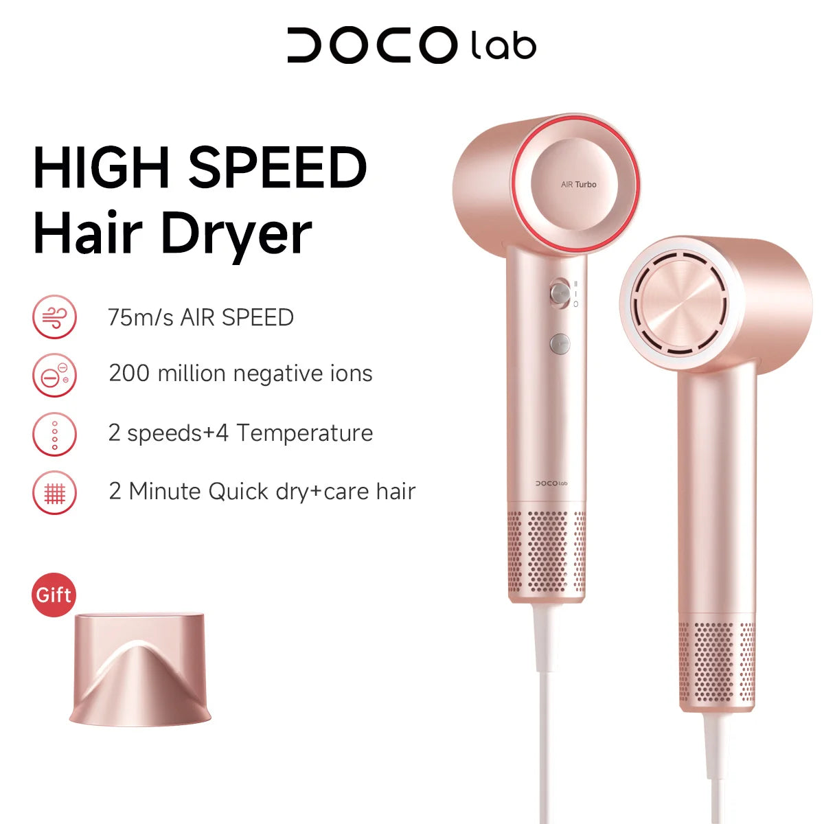 DOCO High-Speed Hair Dryer