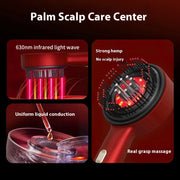 Electric Vibration Scalp Massage Comb with Red Light