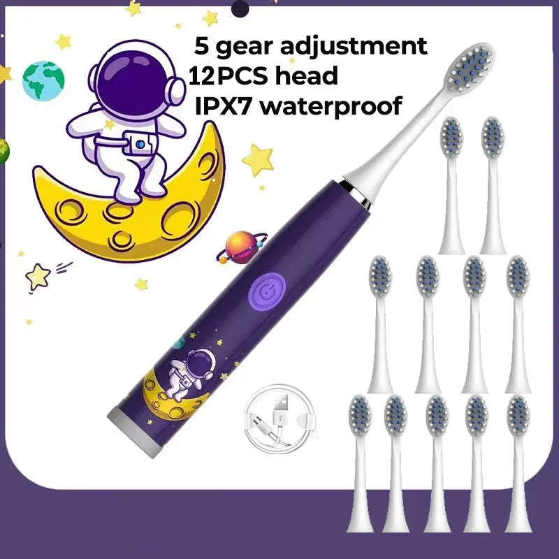 Toothink Rechargeable Electric Toothbrush for Children