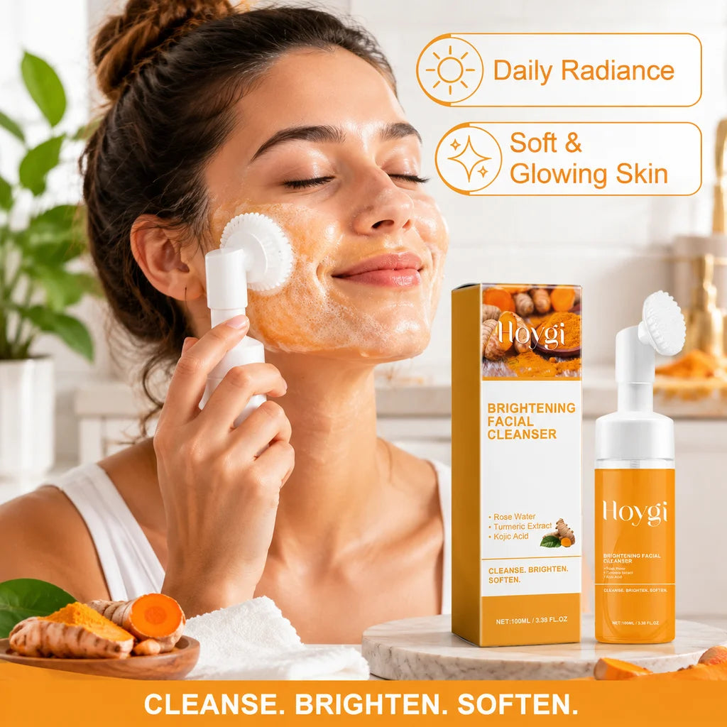 HOYGI Turmeric Facial Cleansing Foam, 100 ml