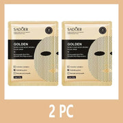 SADOER 24K Gold Facial Mask Sheets, 20 Pieces