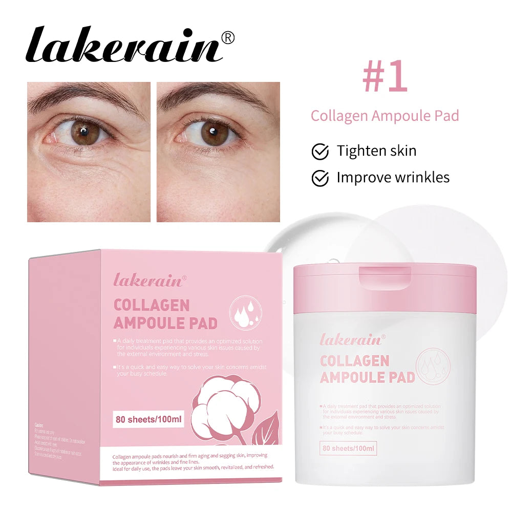 Lakerain Facial Toner Pads, 100 ml