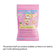 Turmeric and Kojic Acid Cleansing Pads, 40 or 50 Pieces