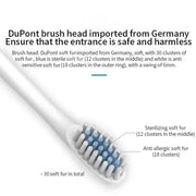 Ultrasonic Electric Toothbrush with 6 Speed Modes