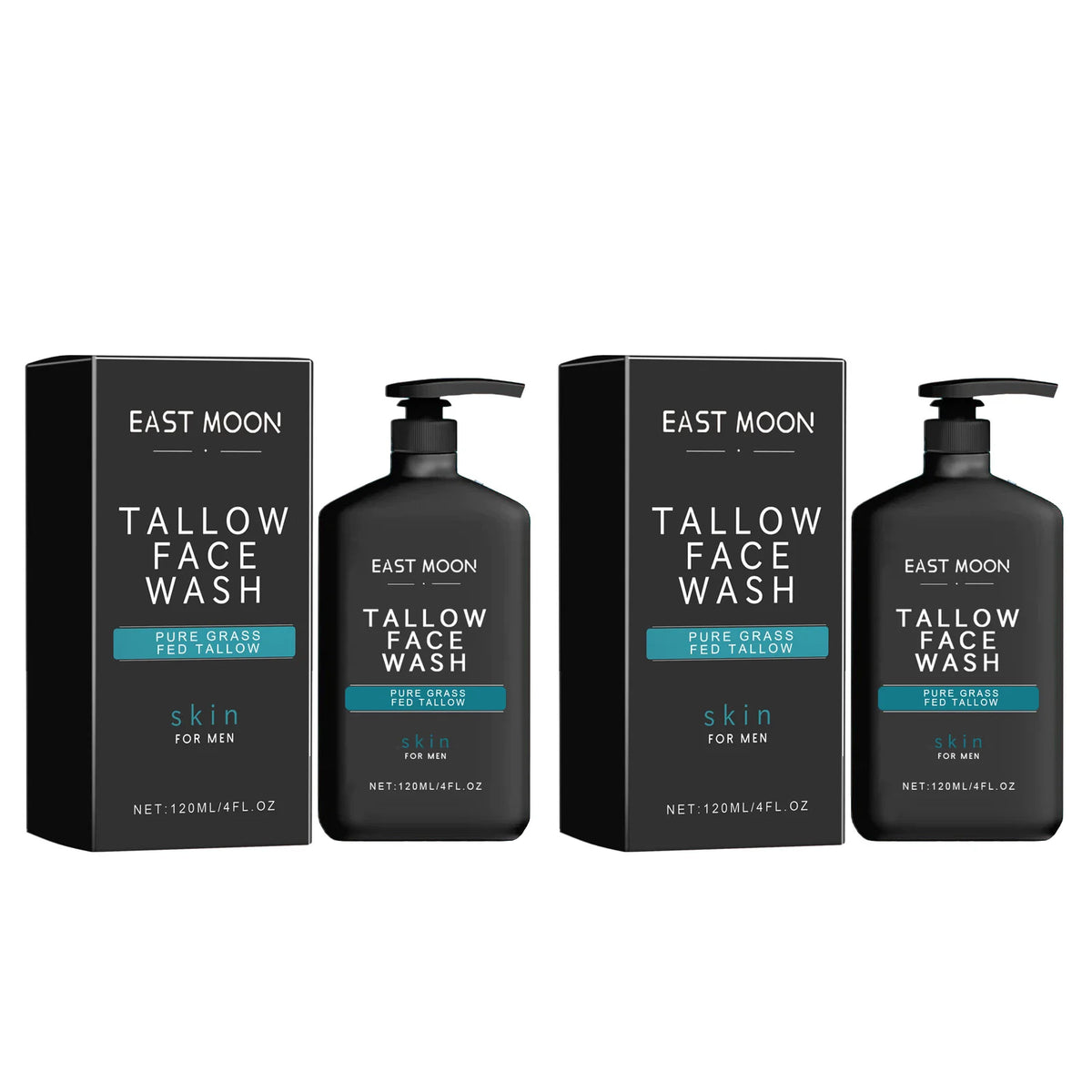 East Moon Men's Daily Facial Cleanser, 120 ml