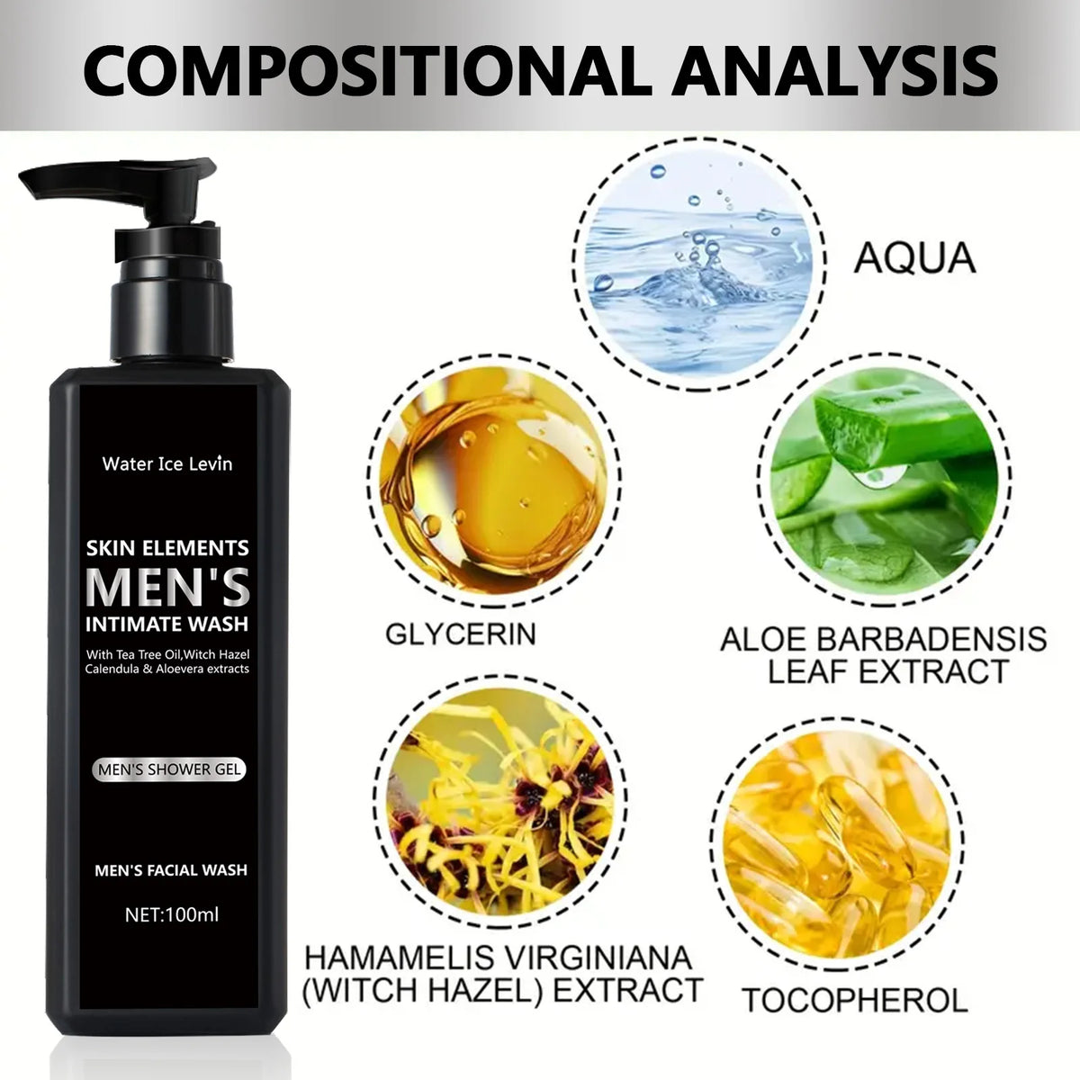 Men's Facial Cleanser, 100ml