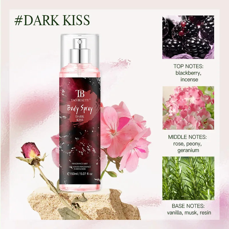 Alcohol-Free Floral and Fruity Body Fragrance Spray, 150ml