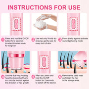 Women's Dual-Head 2-in-1 Electric Body Shaver
