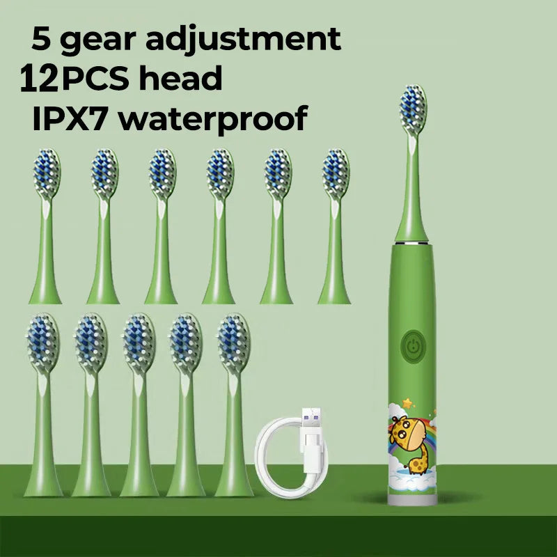 Toothink Rechargeable Electric Toothbrush for Children