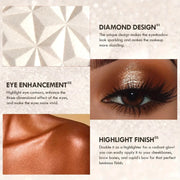 JUJU Dream 2-Color Shimmer Highlighter Palette