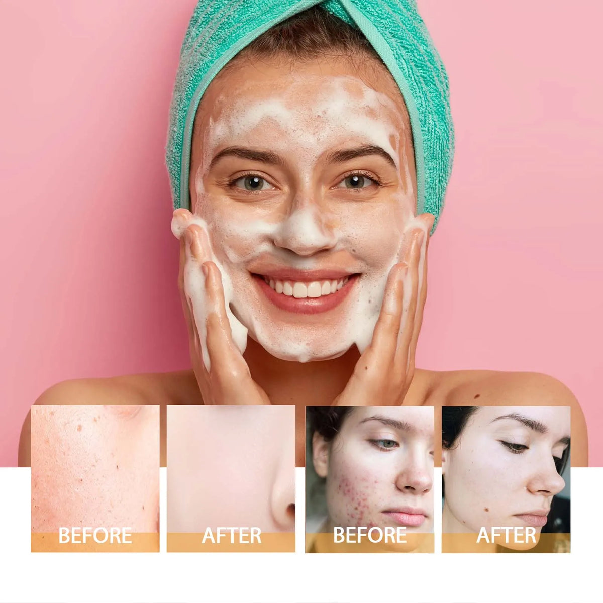HOYGI 2-in-1 Turmeric Facial Cleanser