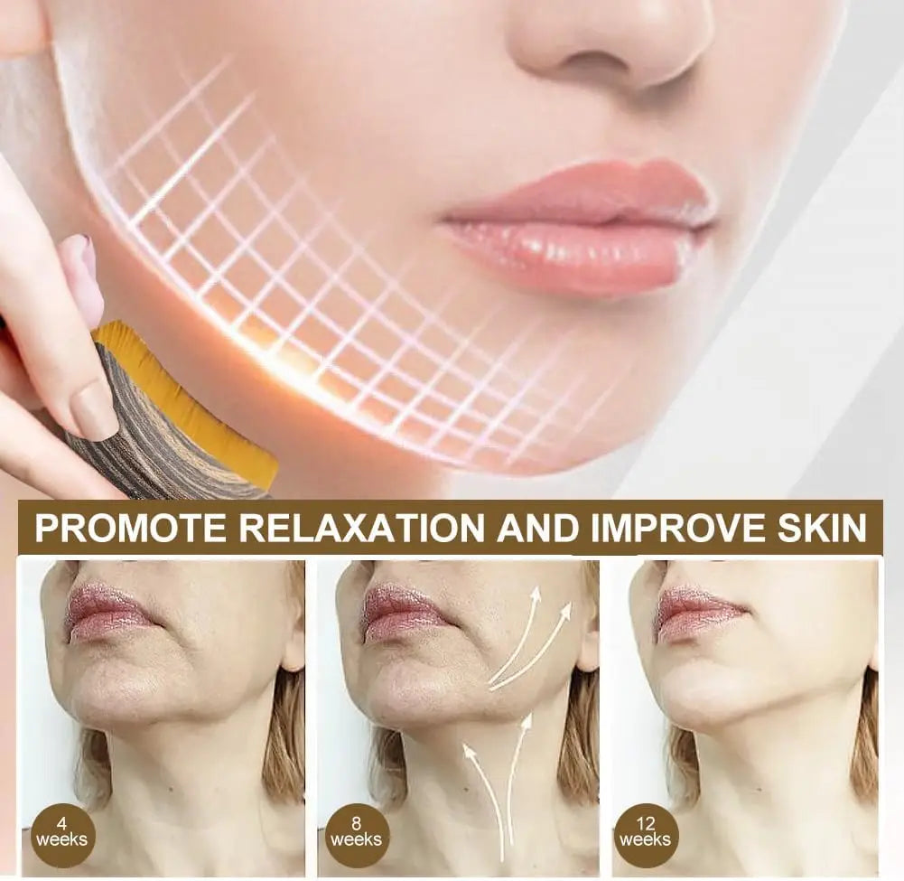 2-Piece Facial Contour Brush and Derma Roller Set