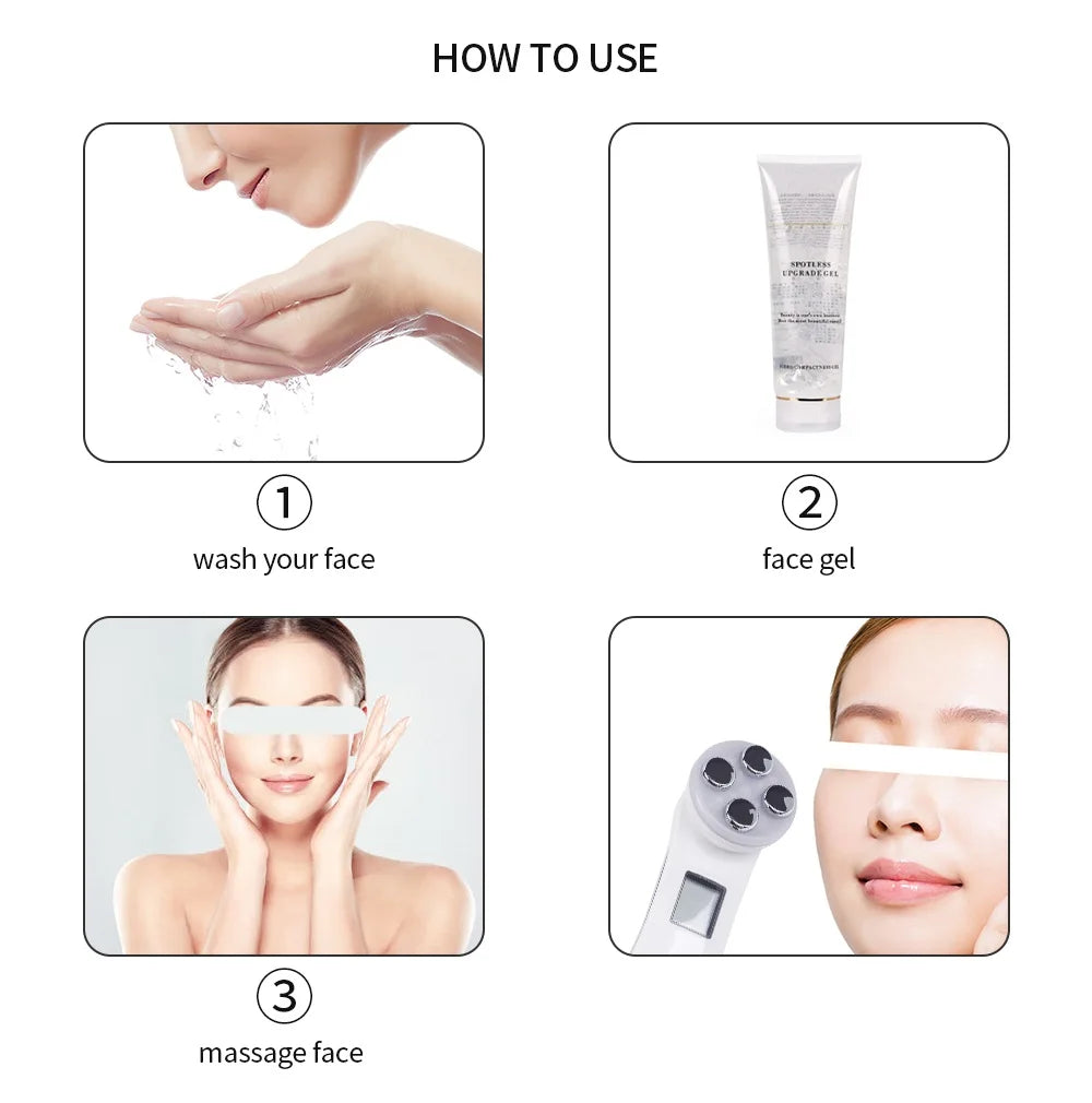 Foreverlily EMS and LED Facial Beauty Device