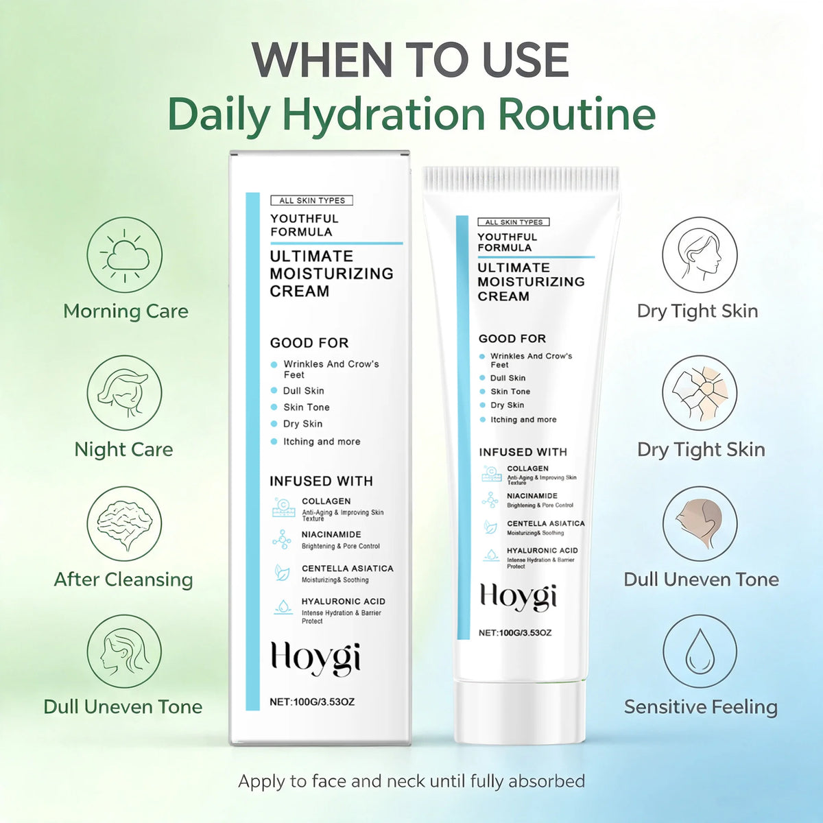 Centella and Hyaluronic Acid Moisturizing Cream