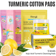 Turmeric and Kojic Acid Cleansing Pads, 40 or 50 Pieces
