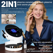 2-in-1 Ozone and Gold Plasma Facial Treatment Machine
