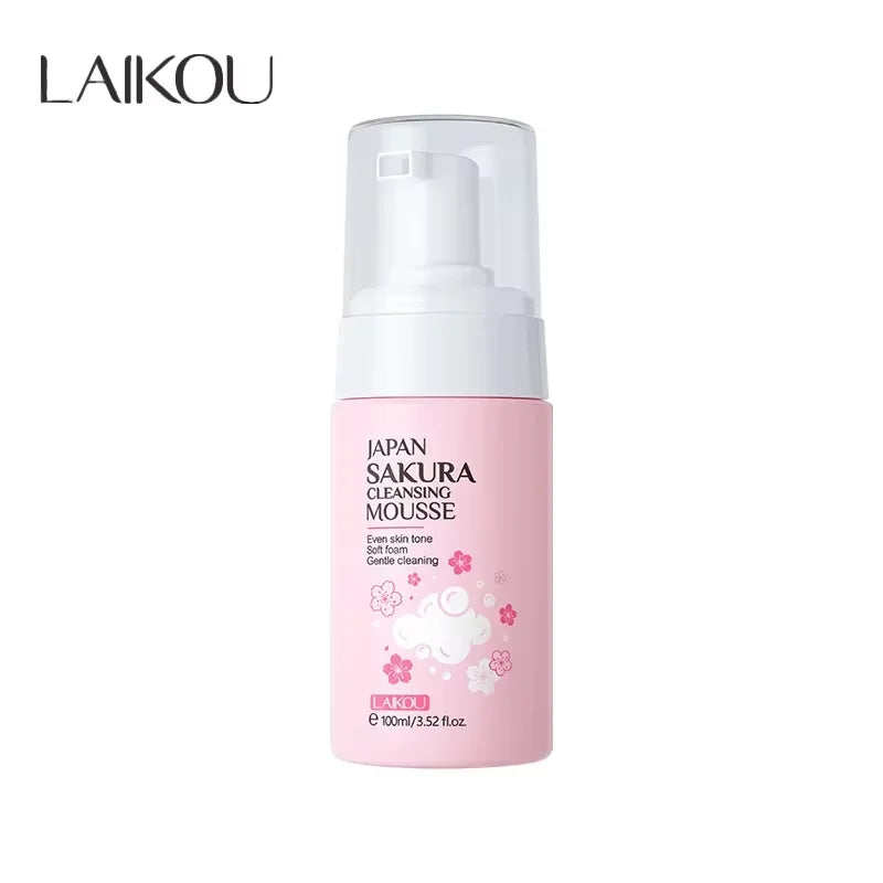 LAIKOU Japan Sakura Facial Cleansing Mousse, 100 ml