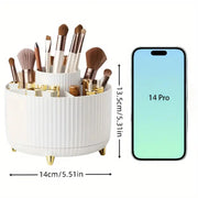 360° Rotating Makeup Organizer, 5 Compartments