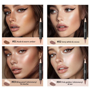 Dual-Ended Contour and Highlighter Stick