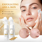 BIOAOUA Rice Foaming Facial Cleanser with Brush Head, 120 ml
