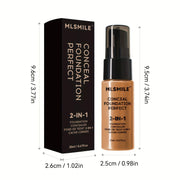2-in-1 Oil-Control Liquid Foundation and Concealer