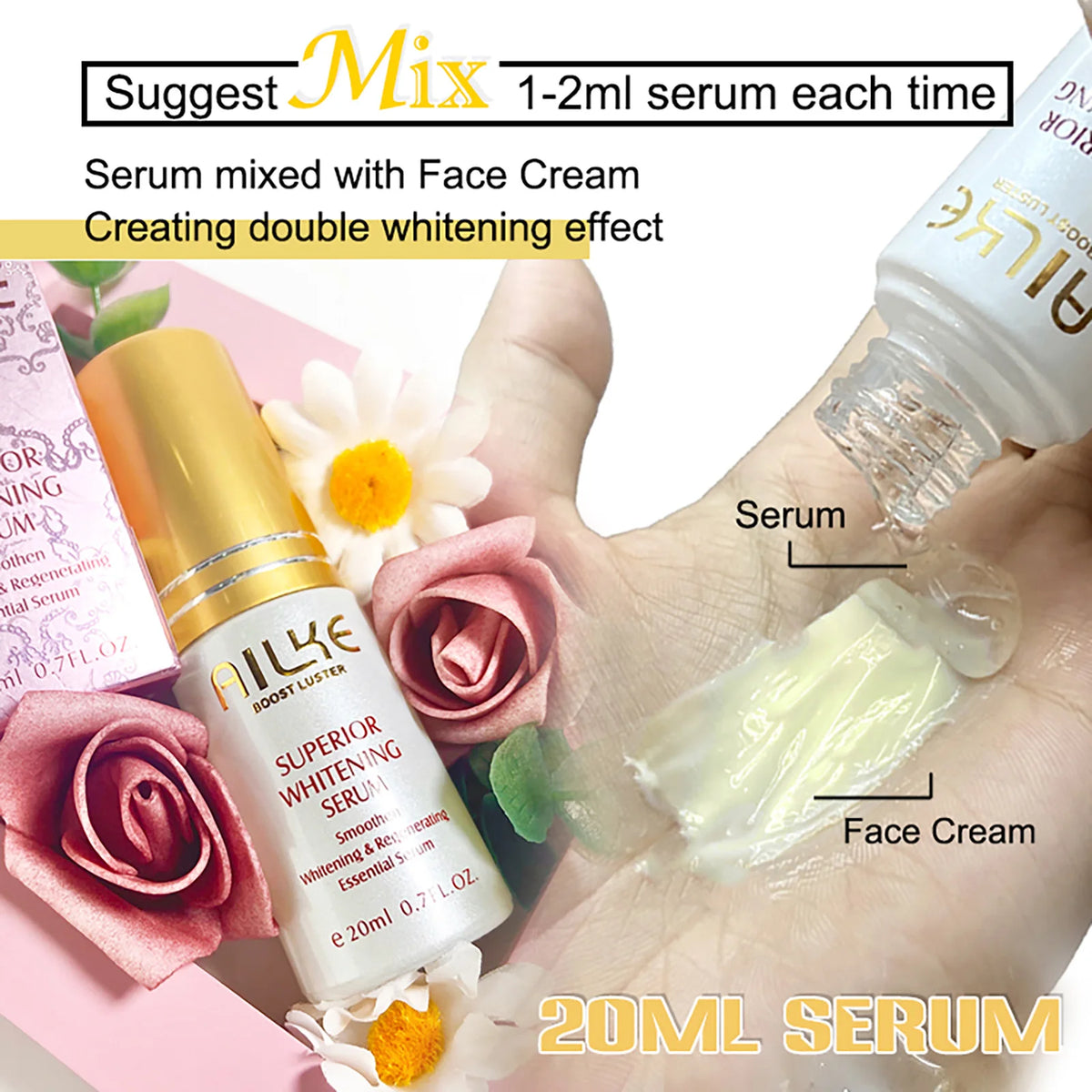 AILKE Rose Facial Cleanser, 120 g