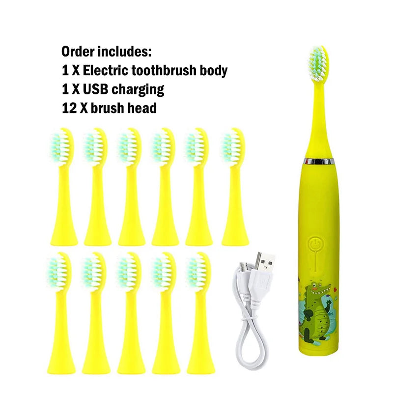 Toothink Rechargeable Electric Toothbrush for Children