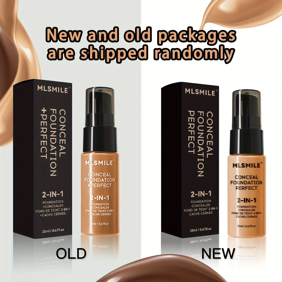 2-in-1 Oil-Control Liquid Foundation and Concealer