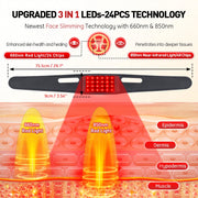 Astarexin 660nm and 850nm Red Light Therapy Neck Wrap