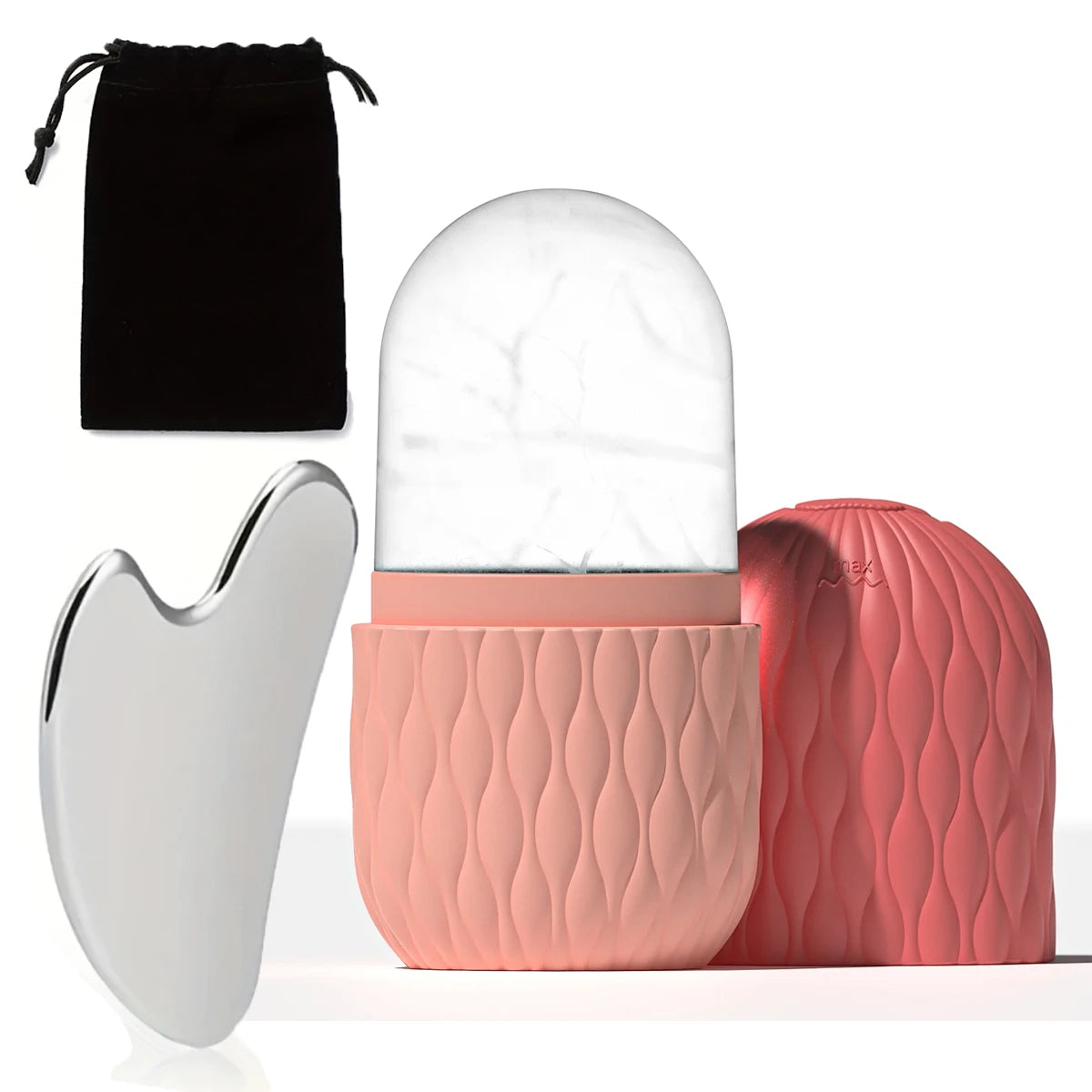 Ice Roller and Stainless Steel Gua Sha Set