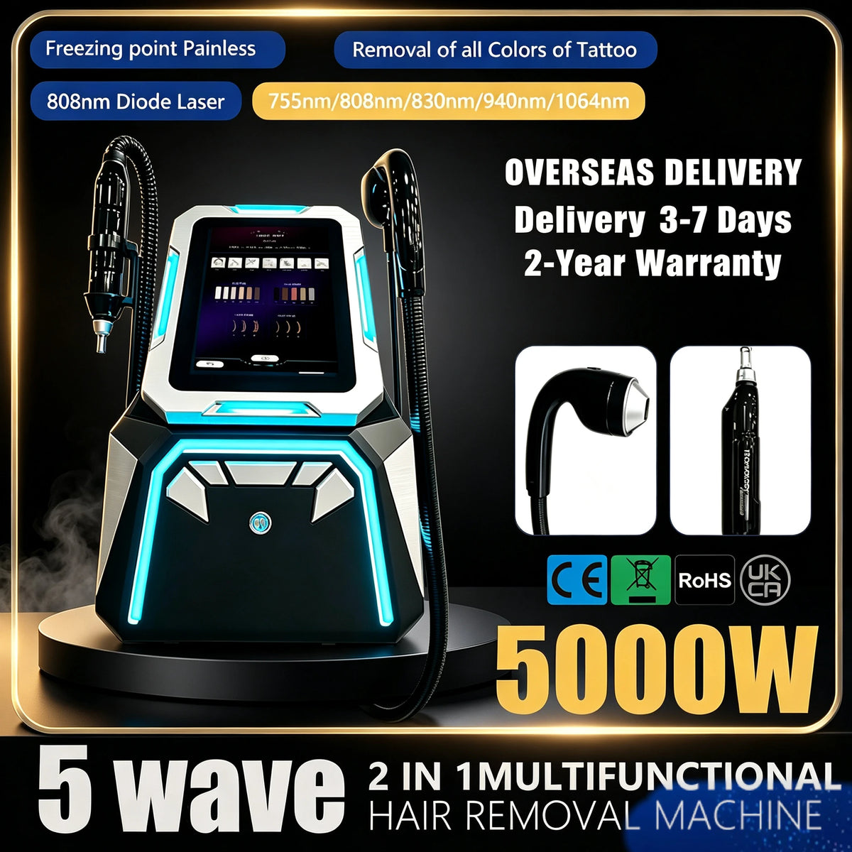 Portable Facial Beauty Machine for Face and Neck