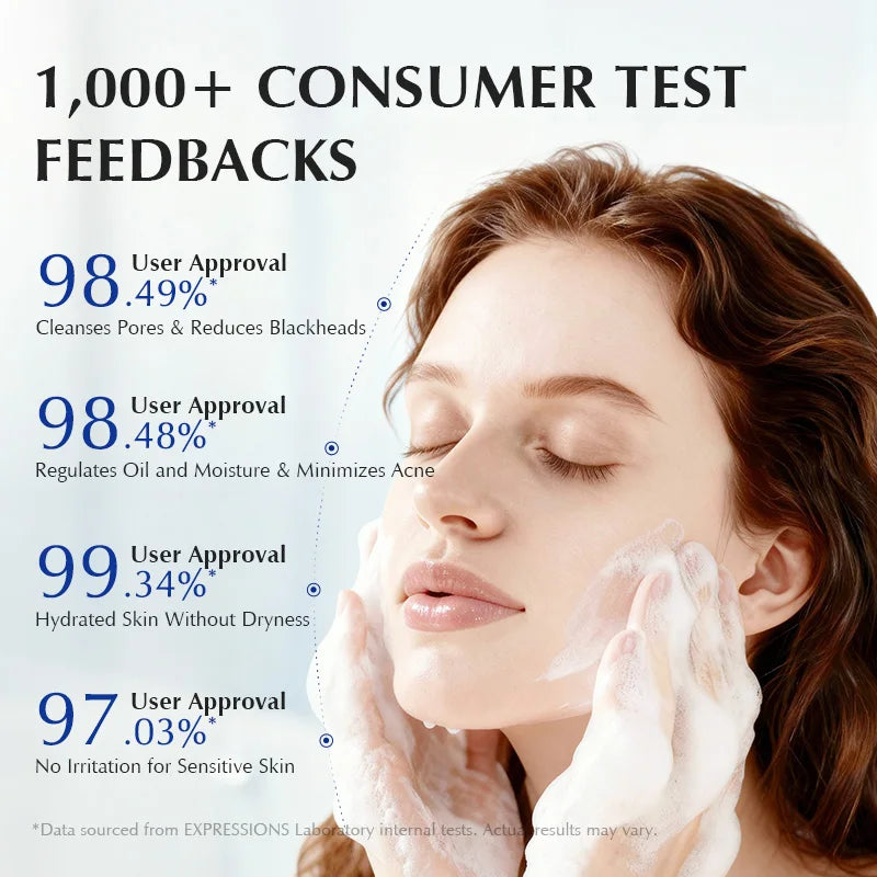 Expressions Salicylic Acid and Niacinamide Facial Cleanser, 200g