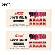Velvet Lip Gloss and Lipstick Set
