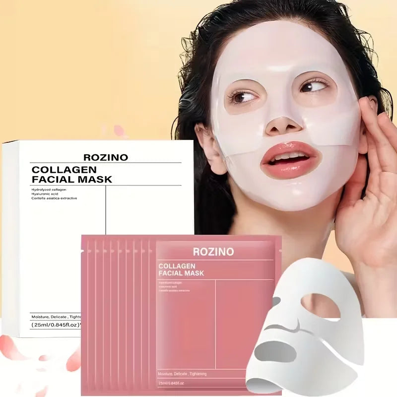 10-Piece Bio-Collagen Facial Mask Set