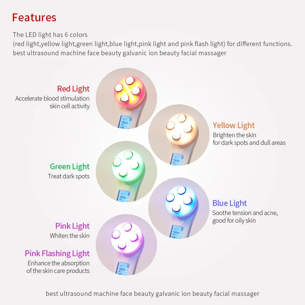 Foreverlily EMS and LED Facial Beauty Device