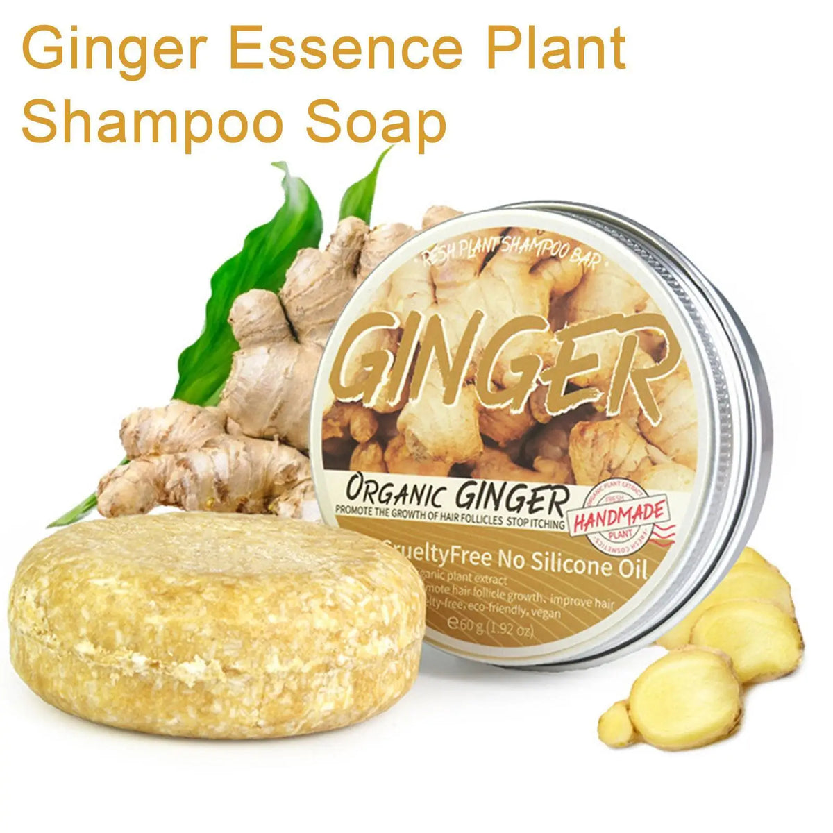 Ginger and Polygonum Hair Shampoo Bar