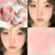 HISYI Soft Fog Blush Stick for Lips and Cheeks