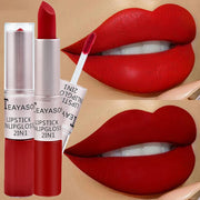 Dual-Ended Velvet Matte Lipstick and Lip Gloss