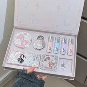 NICEKEY Pink Ballet Makeup Gift Set with Necklace