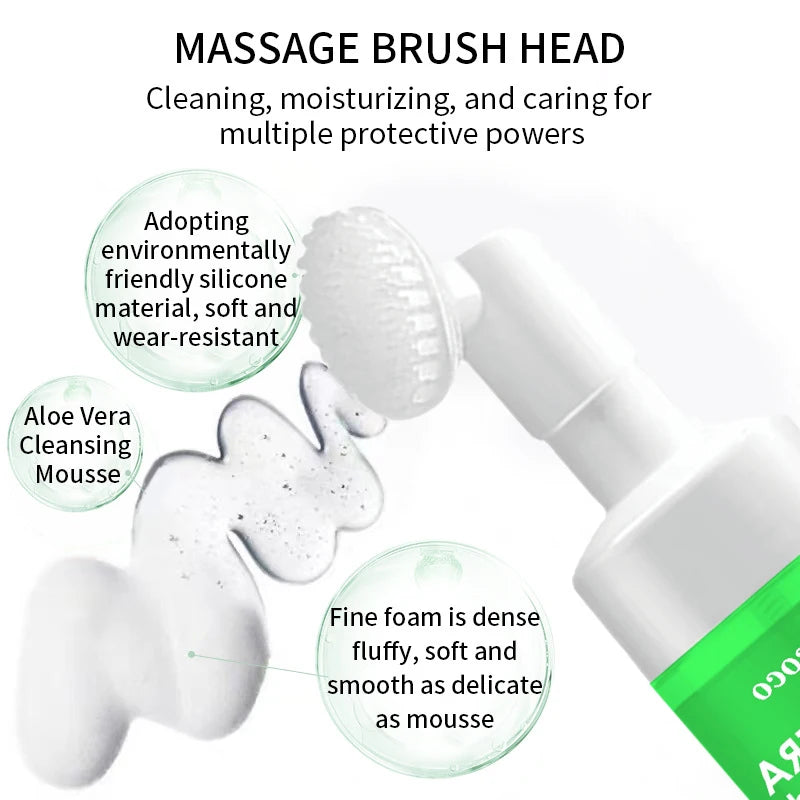AMOCOCO Facial Cleanser Set with Compressed Towels
