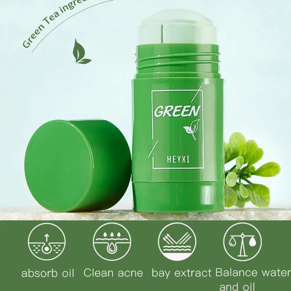 Green Tea and Eggplant Clay Mask
