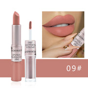 Dual-Ended Velvet Matte Lipstick and Lip Gloss