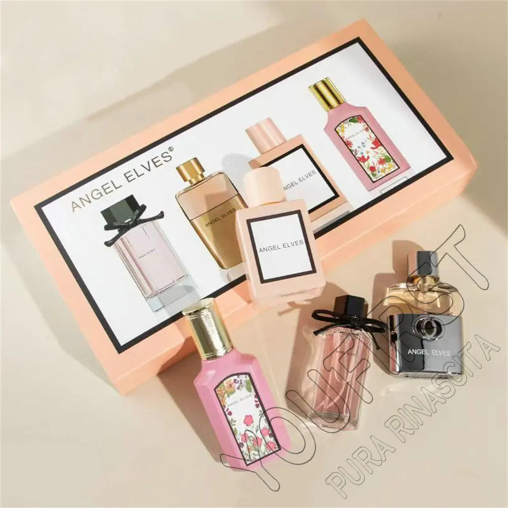 YOUFIRST Women's Floral Perfume Gift Set, 4 x 30ml
