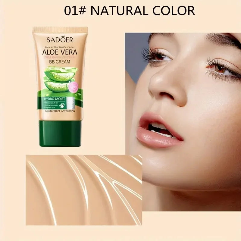 Aloe Vera BB Cream Foundation, Full Coverage